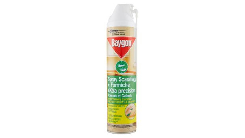 Baygon Spray Scarafaggi e Formiche eXtra precision Protezione Cucina*
