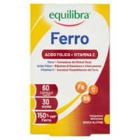 Equilibra, Ferro Vitamina C + Acido folico 60 vegicaps®