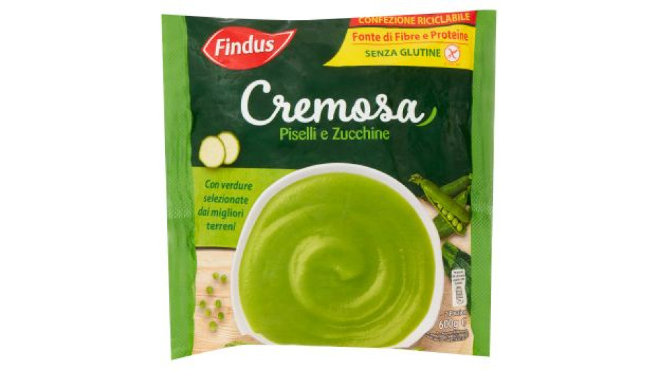 CREMOSA PISELLI E ZUCCHINE S/G