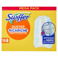 Swiffer Duster Cattura Polvere - Ricarica 8 Piumini per spolverare