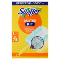Swiffer Kit Cattura Polvere (1 Manico + 3 Piumini per spolverare)