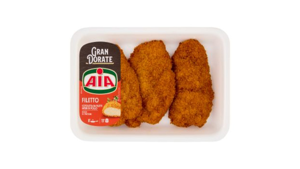 Aia Semplicemente Filetti Cotolette da Filetti Interi di Pollo 0,280 kg