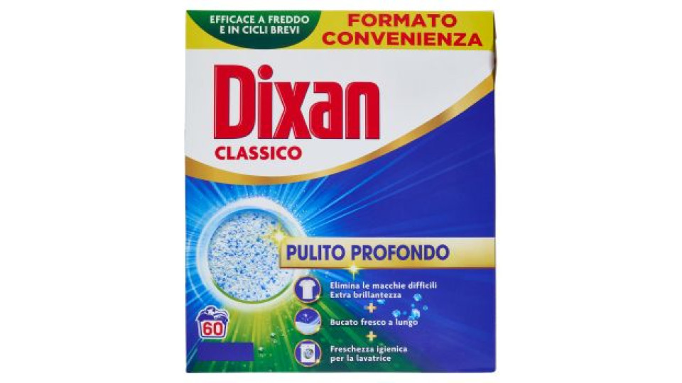 DIXAN Polvere Classico 72 lavaggi 3,960 kg