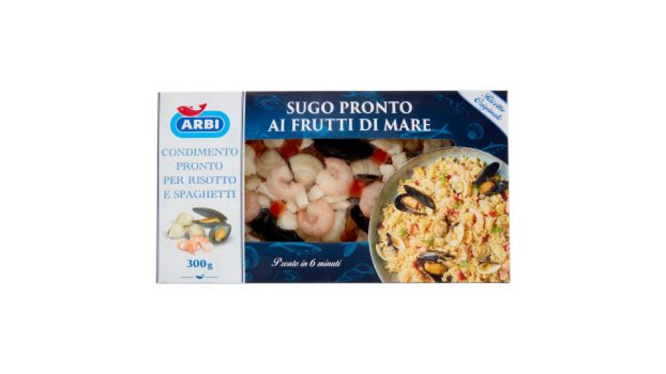 Arbi Benessere e Gusto Sugo Pronto ai Frutti di Mare Risotto e Spaghetti