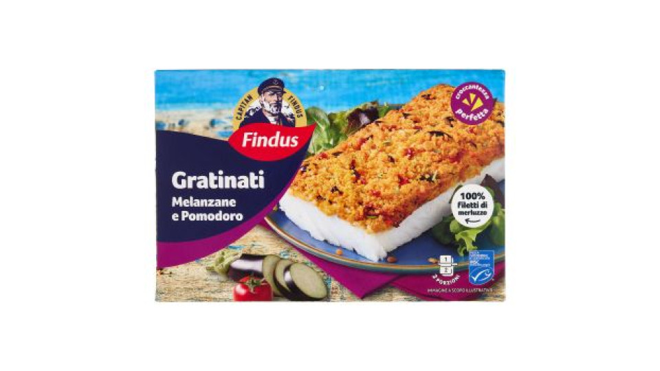 I Gratinati Merluzzo d'Alaska con Pomodoro e Basilico 380 g