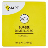 Smart, Burger di merluzzo nordico surgelati