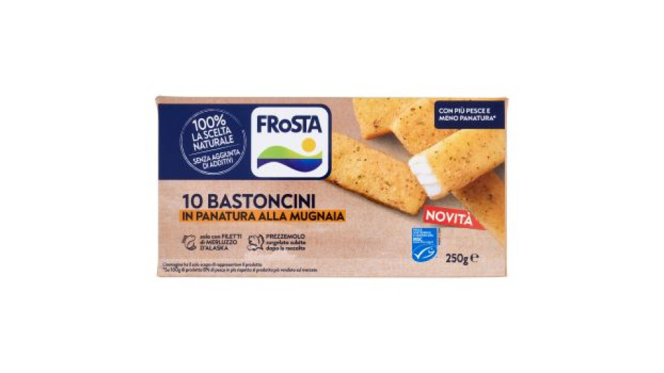 FRoSTA 10 Bastoncini in Panatura alla Mugnaia 250 g