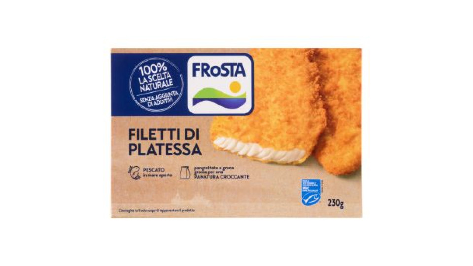 Frosta Filetti di Platessa in Croccante Panatura 250 g