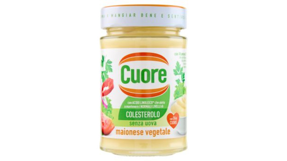Cuore maionese vegetale senza uova 180 g
