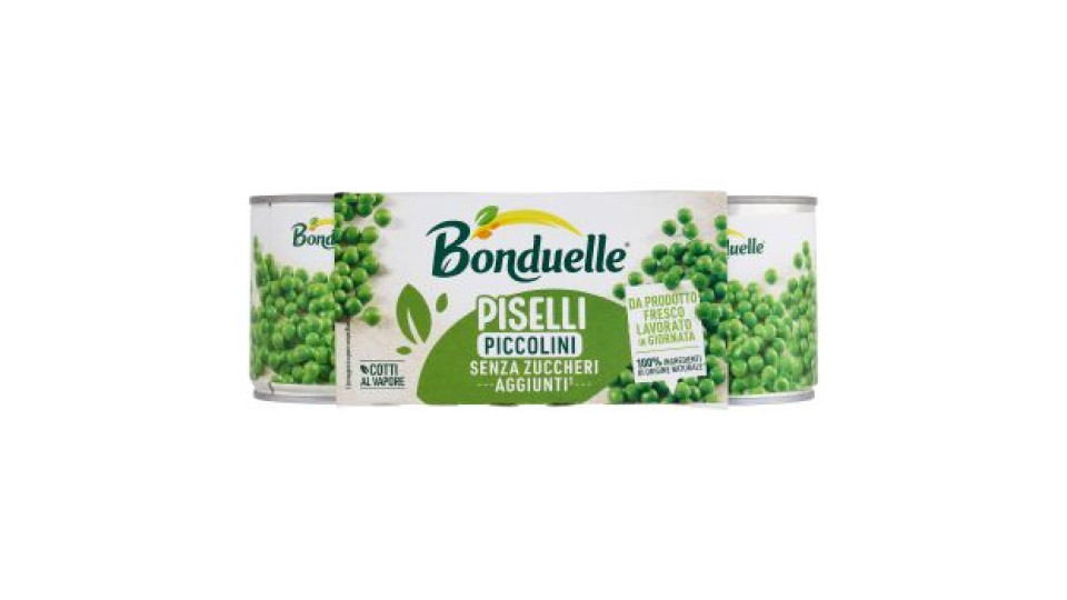 Bonduelle, piselli piccolini al vapore