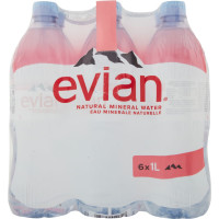 Evian Acqua Minerale Naturale PET 100CL x6