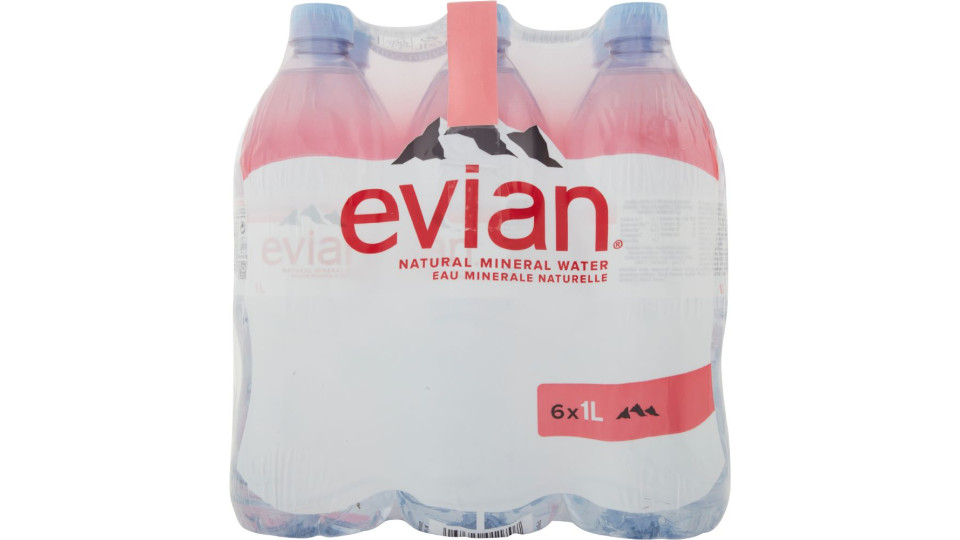 Evian acqua naturale x 6