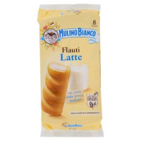 Mulino Bianco Flauti Latte Merenda con 100% Latte Fresco Italiano 280g