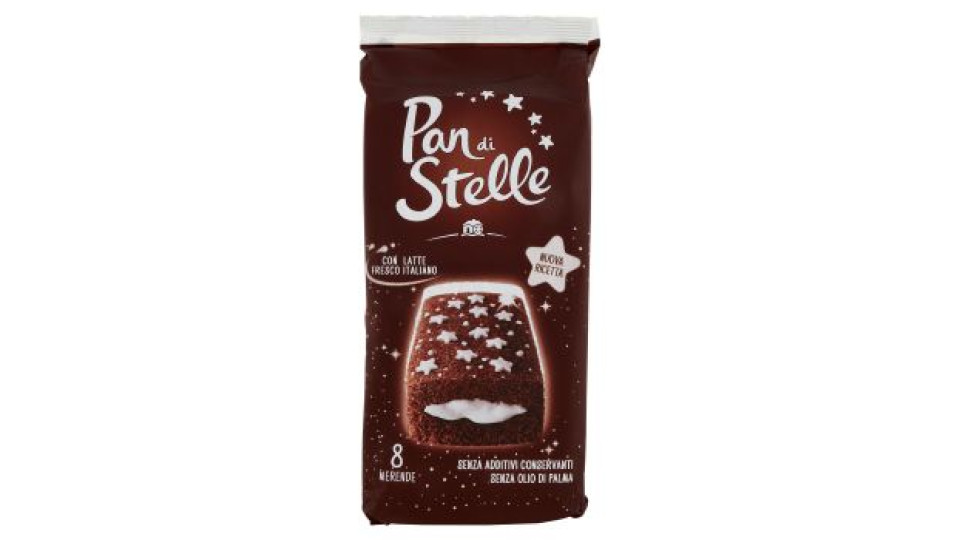 Pan di Stelle Merenda Pan di Spagna al Cacao e Crema al Latte 280g