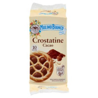 Mulino Bianco Crostatine Cacao Merenda Senza Additivi Conservanti 10 pezzi 400 g