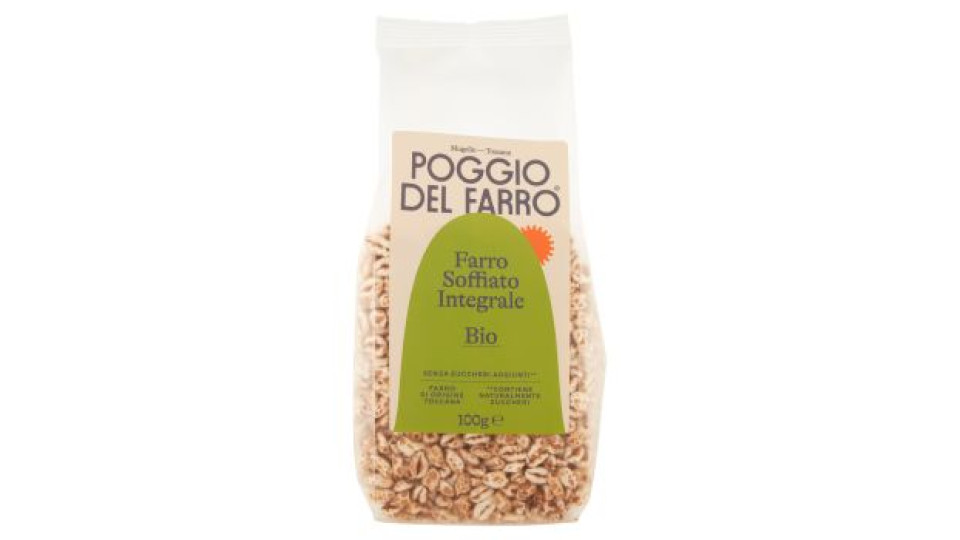 Poggio del Farro, farro soffiato Bio integrale