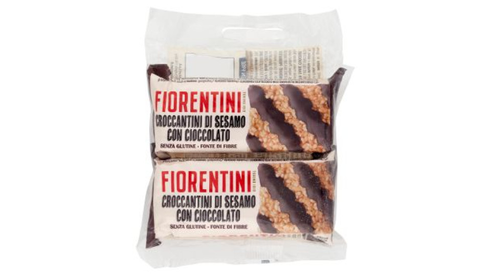 Fiorentini, croccantini di sesamo al cioccolato