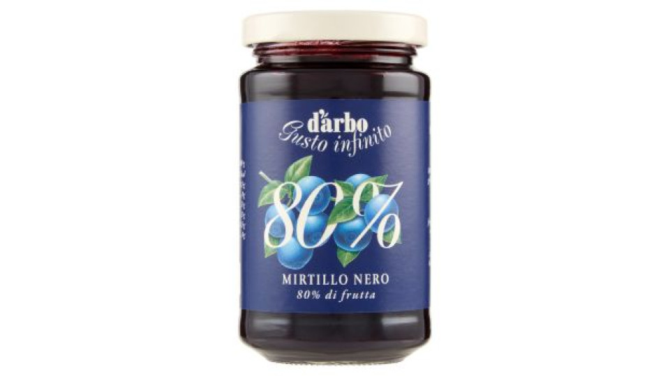 Darbo Crema di Frutta 80% Mirtilli neri 250g