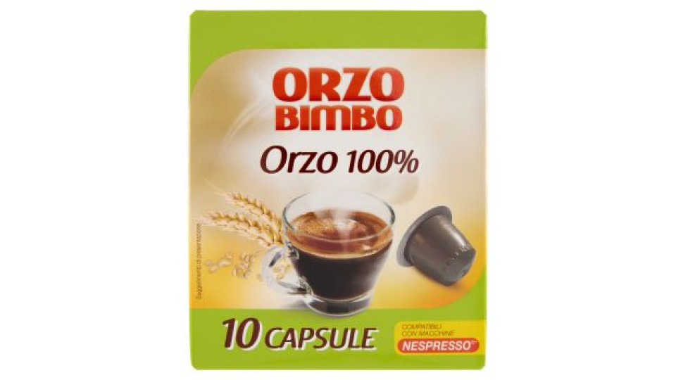 Orzo Bimbo Orzo 100% 10 capsule