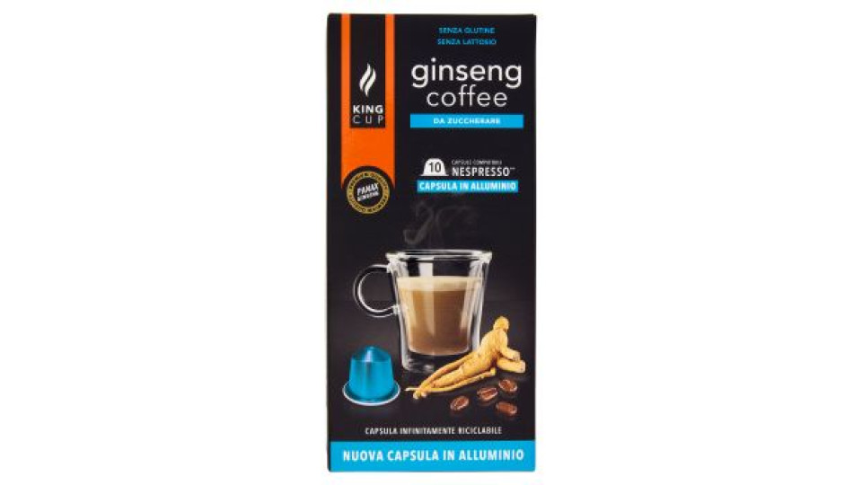 King Cup ginseng coffee da Zuccherare