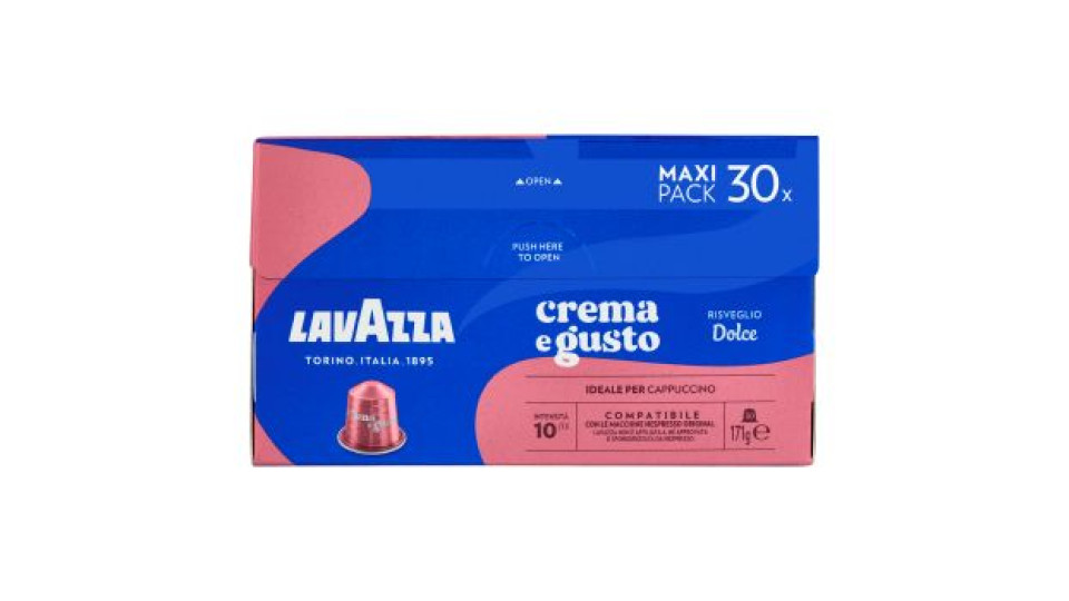Lavazza crema e gusto Classico Compatibile con Nespresso Original 30 Capsule 171 g