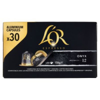 L'OR Onyx 12- 30 Capsule Caffè Compatibili con Macchine Nespresso*® Original 156g