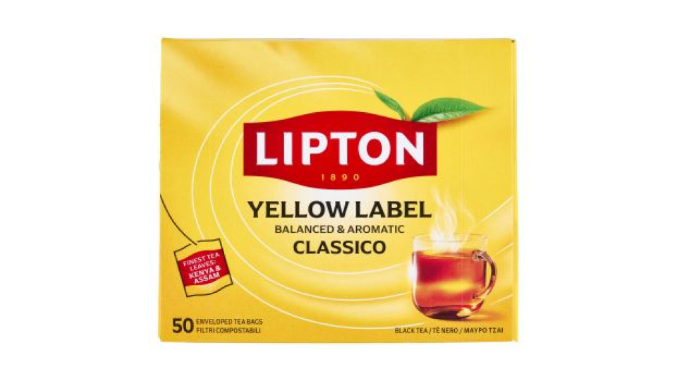 Lipton, Yellow Label Tea 50 filtri
