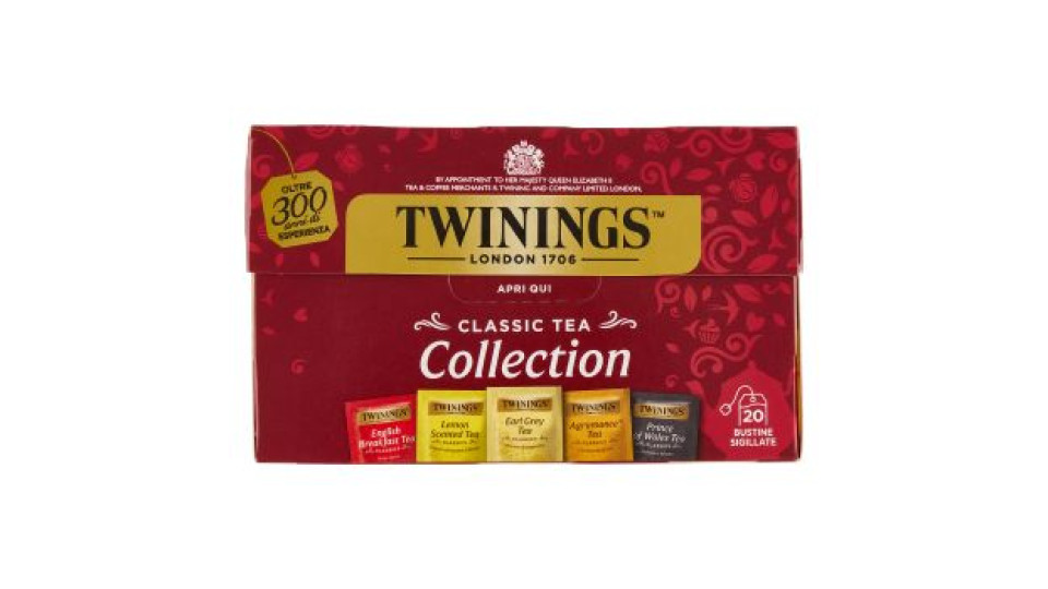 Twinings, Classic Tea Collection 20 filtri