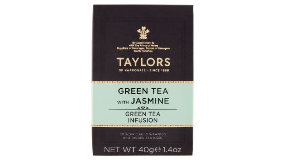 Taylors of Harrogate Green Tea with Jasmine 20 Tea Bags