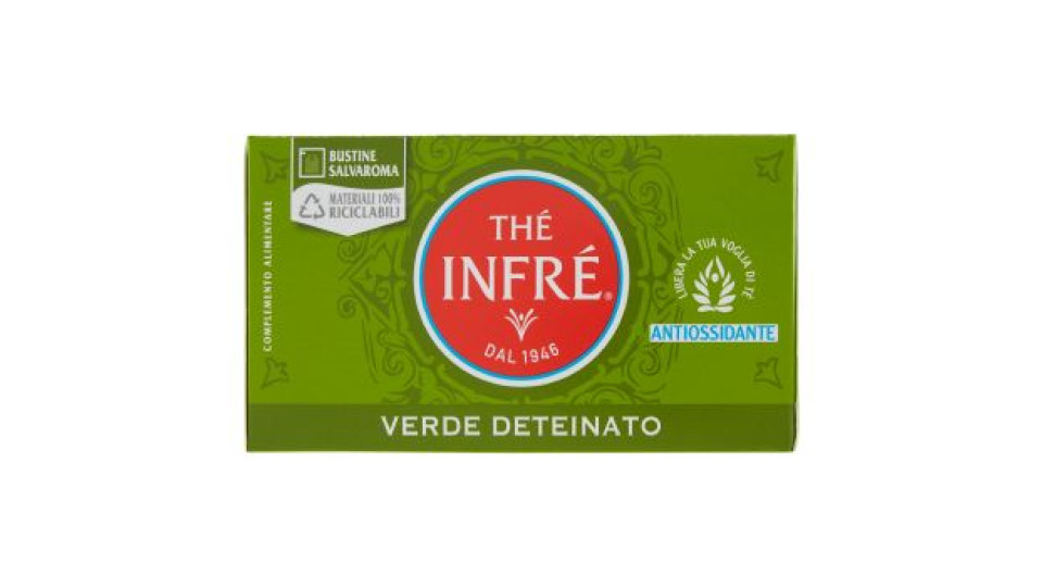 Thé Infré Verde Deteinato 23 Filtri 27,6 g