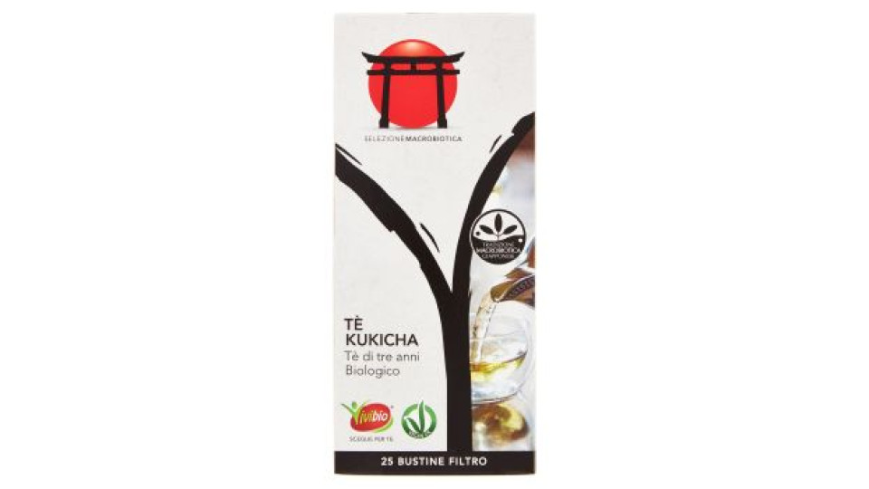 Vivibio T� Kukicha 25 Bustine Filtro
