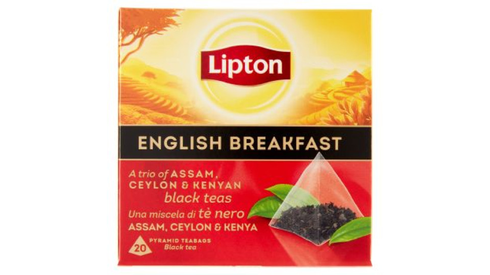 Lipton English Breakfast 20 Pyramid Teabags 46 g