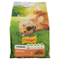 PURINA FRISKIES Cane Crocchette Balance con Pollo e Verdure aggiunte