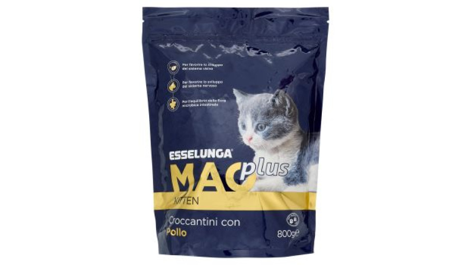 Esselunga Mao, Plus Kitten croccantini con pollo