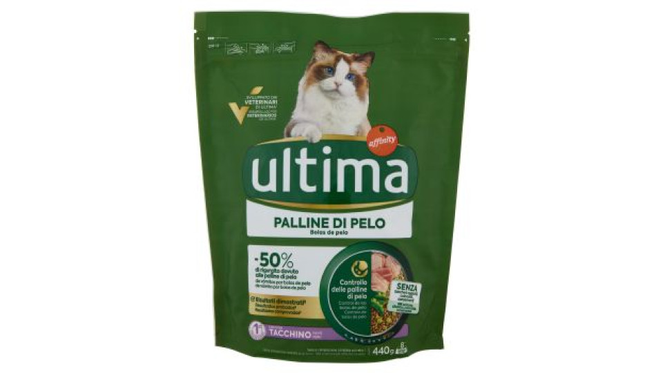 ultima Cat Palline di Pelo Tacchino 440 g