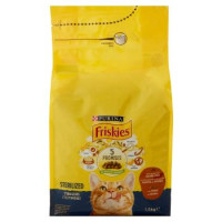 PURINA FRISKIES Gatto Crocchette Sterilizzati con Tacchino e Verdure