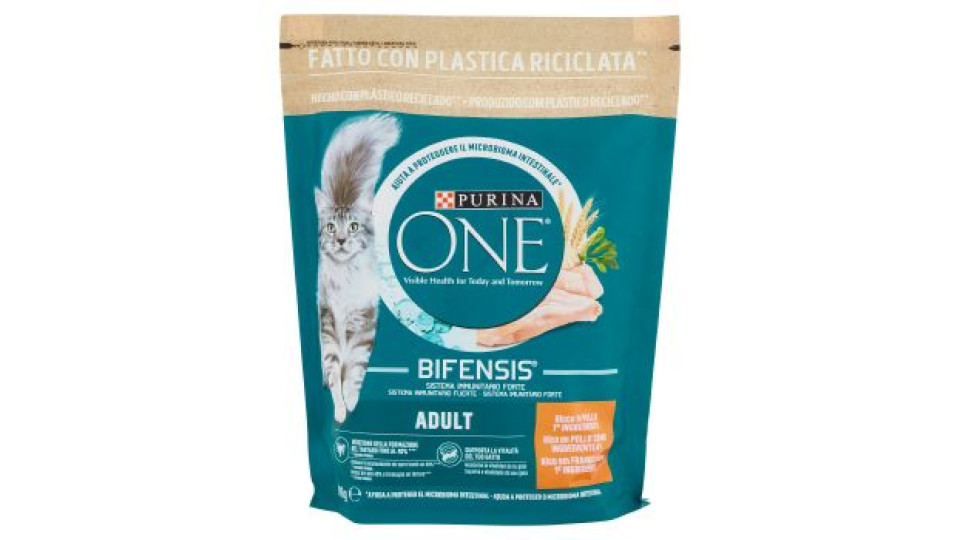 Purina One Adult, Cibo per Gatti Ricco in Pollo e Cereali Integrali