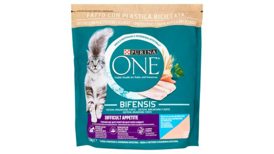 PURINA ONE Difficult Appetite Ricco in un mix di Merluzzo e Trota 1,5 kg