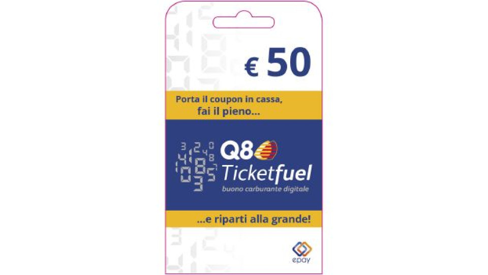 Q8 Buono carburante virtuale da