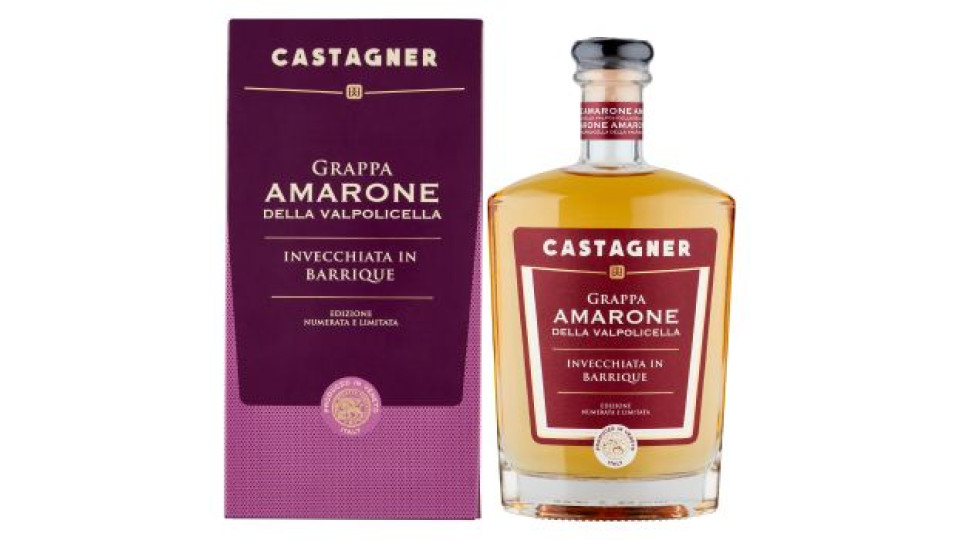 Castagner Grappa Vite Pura Invecchiata In Barrique Oltre 12 Mesi