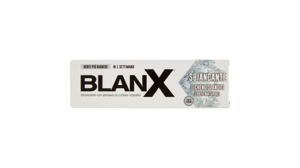 Blanx Sbiancante Licheni Islandici 100% Naturali 75 ml