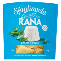 Rana sfogliavelo ricotta e spinaci