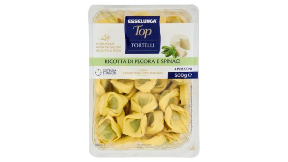 Esselunga Top, Tortelli ricotta e spinaci