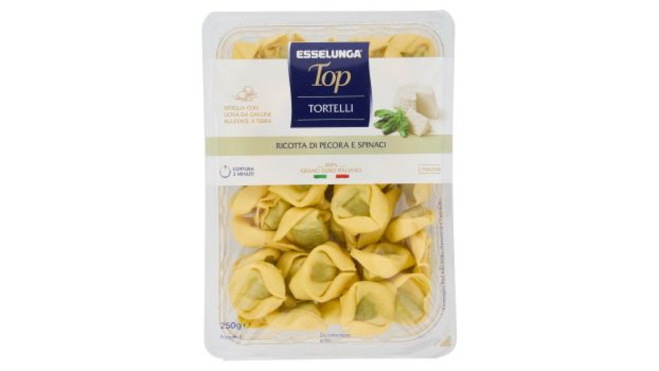 Esselunga Top, Tortelli ricotta e spinaci