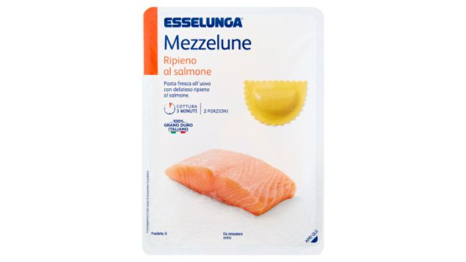 Esselunga, Mezzelune ripieno al salmone