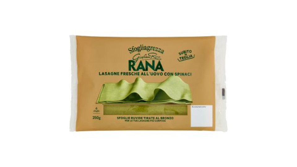Giovanni Rana Sfogliagrezza Lasagne con spinaci