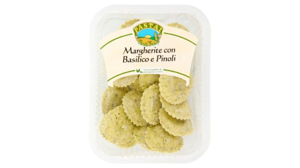 Pastai, Margherite con basilico e pinoli
