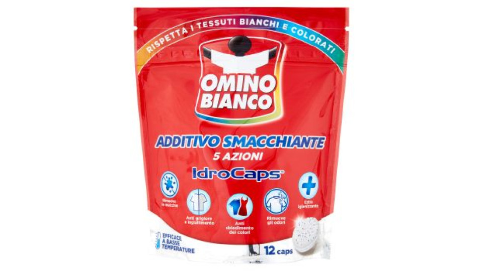 Omino Bianco Additivo Smacchiante IdroCaps 10 caps 200 g