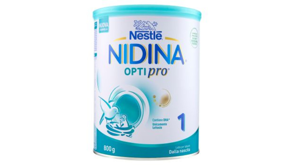 NESTLÉ NIDINA 1 OPTIPRO Latte per lattanti in polvere dalla nascita latta