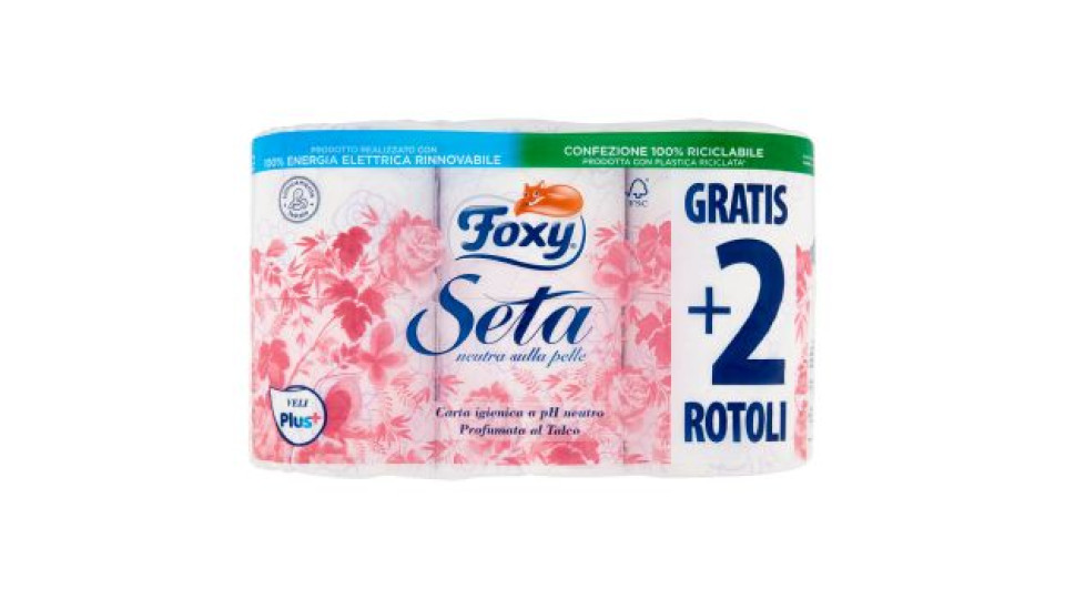 Foxy Seta carta igienica 12 maxi rotoli